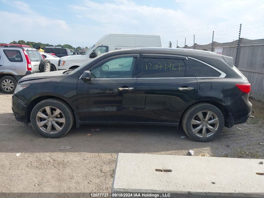 2014 Acura Mdx VIN: 5FRYD4H88EB503078 Lot: 12077727