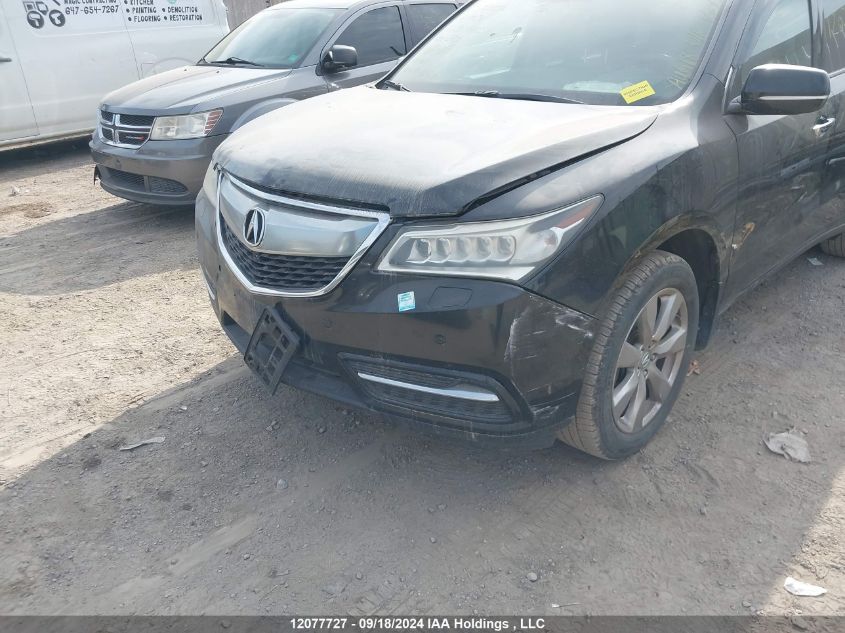 2014 Acura Mdx VIN: 5FRYD4H88EB503078 Lot: 12077727