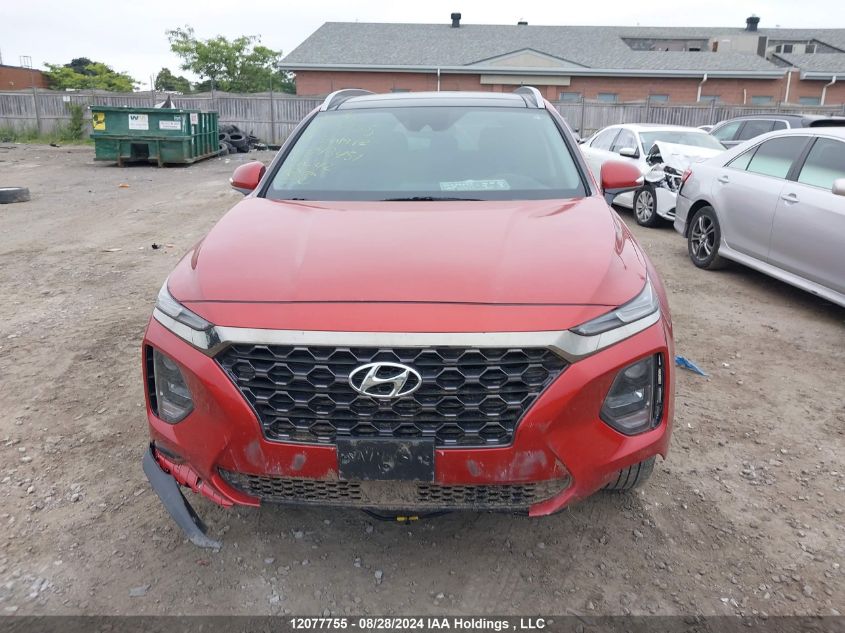 2019 Hyundai Santa Fe Luxury VIN: 5NMS3CAAXKH043451 Lot: 12077755