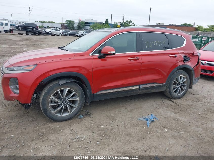 2019 Hyundai Santa Fe Luxury VIN: 5NMS3CAAXKH043451 Lot: 12077755