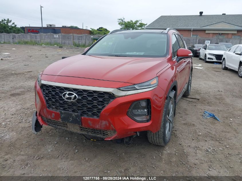 2019 Hyundai Santa Fe Luxury VIN: 5NMS3CAAXKH043451 Lot: 12077755