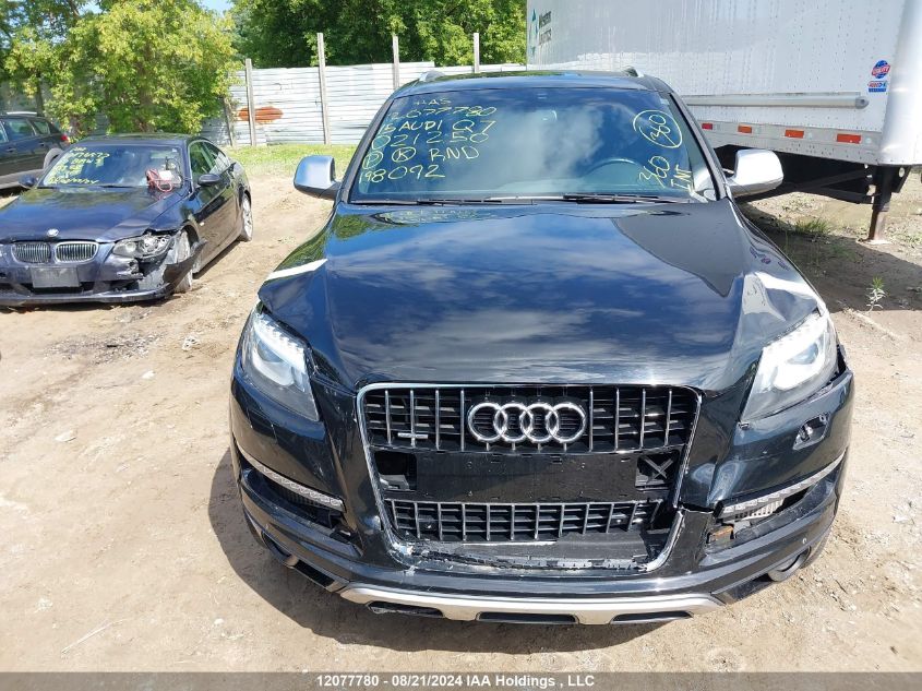 2015 Audi Q7 Tdi/Prestige VIN: WA1VMCFE2FD021250 Lot: 12077780