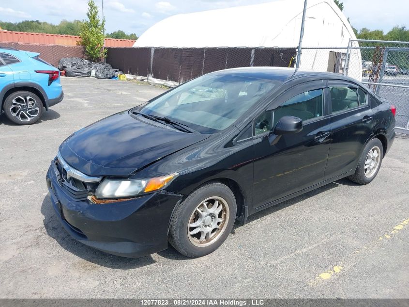 2012 Honda Civic Lx VIN: 2HGFB2F45CH058679 Lot: 12077823