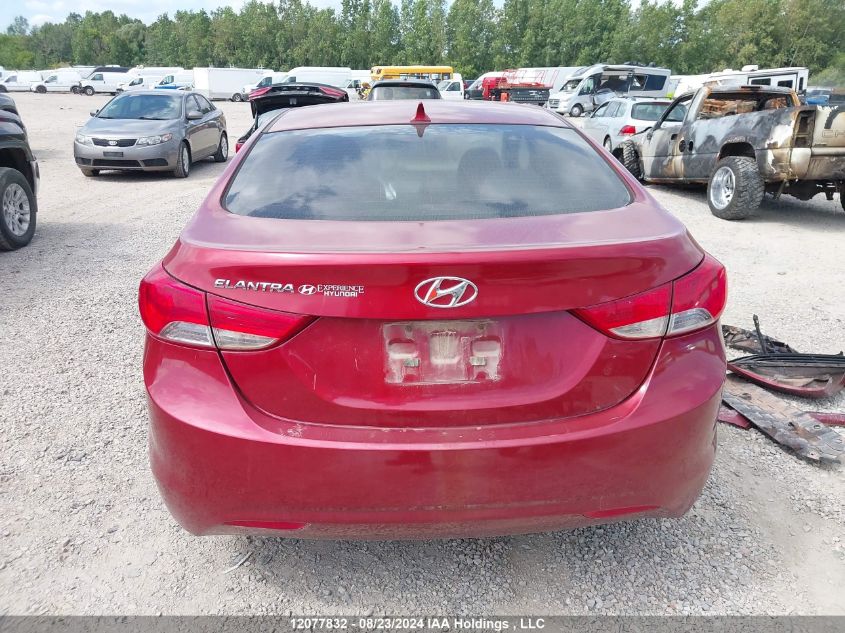 2013 Hyundai Elantra Gl VIN: 5NPDH4AE3DH151869 Lot: 12077832