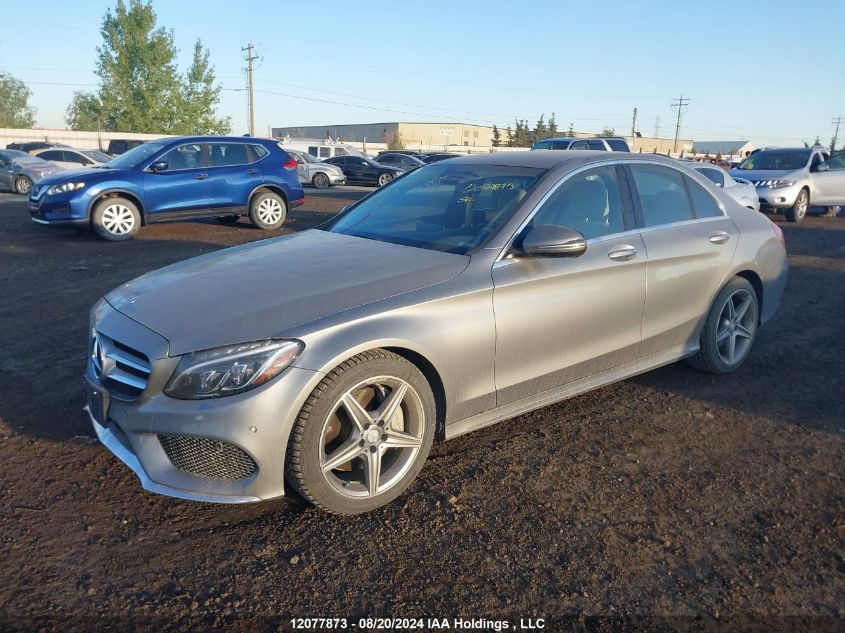 55SWF4KB7GU161647 2016 MERCEDES-BENZ C CLASS - Image 2