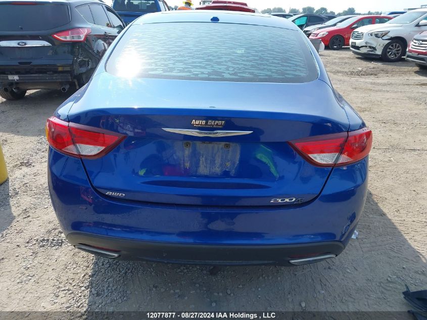 1C3CCCDG1FN511133 2015 Chrysler 200 S