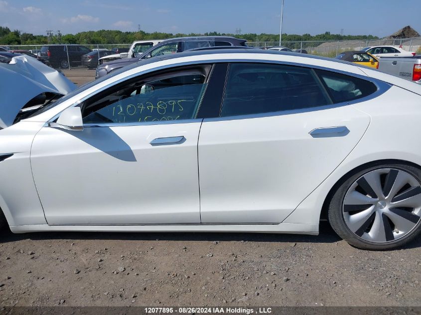 2016 Tesla Model S VIN: 5YJSA1E26GF150096 Lot: 12077895