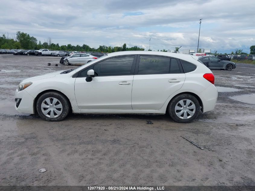 2015 Subaru Impreza VIN: JF1GPAA6XFG257398 Lot: 12077920