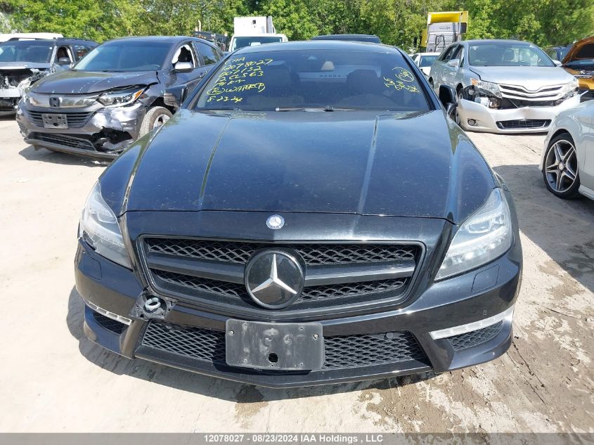 2012 Mercedes-Benz Cls 63 Amg VIN: WDDLJ7EB4CA007132 Lot: 12078027