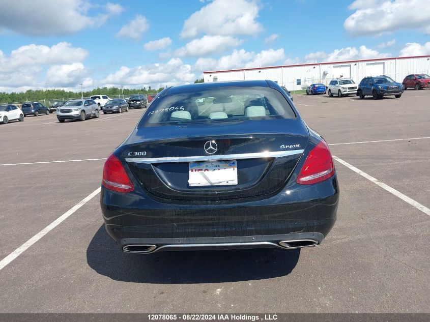 55SWF4KB6GU138165 2016 Mercedes-Benz C 300 4Matic