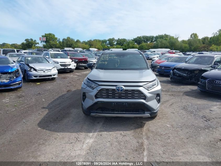 2020 Toyota Rav4 Hybrid Xle VIN: 2T3RWRFV9LW076779 Lot: 12078091