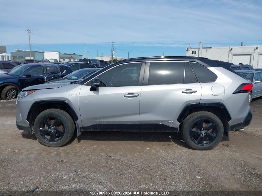 2020 Toyota Rav4 Hybrid Xle VIN: 2T3RWRFV9LW076779 Lot: 12078091