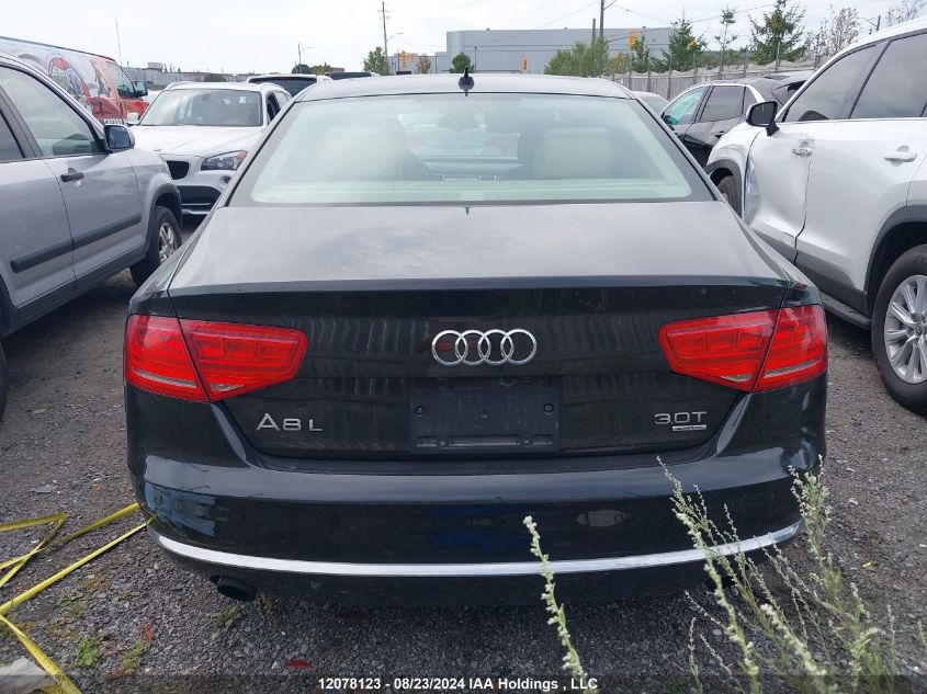 2013 Audi A8 VIN: WAURGAFD7DN032792 Lot: 12078123