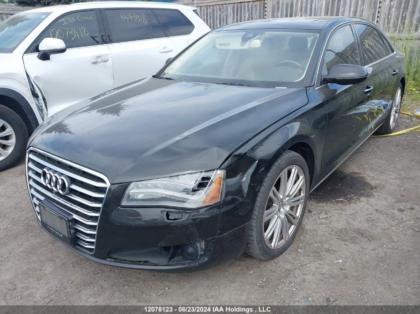 2013 Audi A8 VIN: WAURGAFD7DN032792 Lot: 12078123