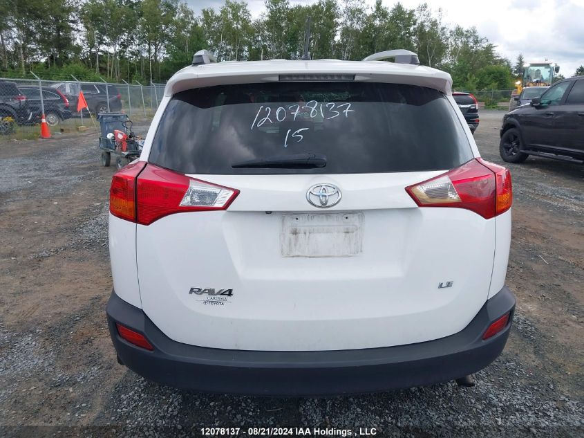 2015 Toyota Rav4 Le VIN: 2T3ZFREV0FW226364 Lot: 12078137