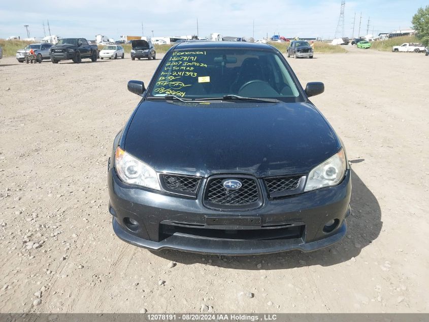 2007 Subaru Impreza VIN: JF1GD61627H507928 Lot: 12078191