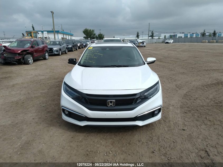 2019 Honda Civic Touring VIN: 2HGFC1F91KH106762 Lot: 12078224