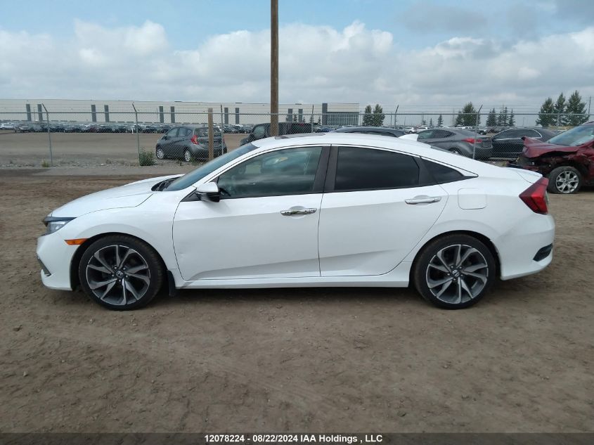2019 Honda Civic Touring VIN: 2HGFC1F91KH106762 Lot: 12078224