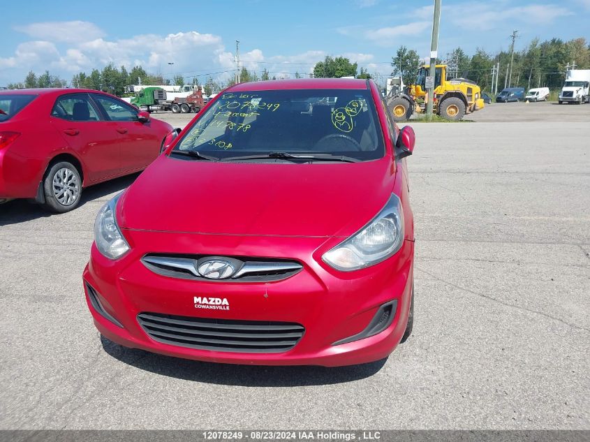 2014 Hyundai Accent VIN: KMHCT5AE2EU147878 Lot: 12078249