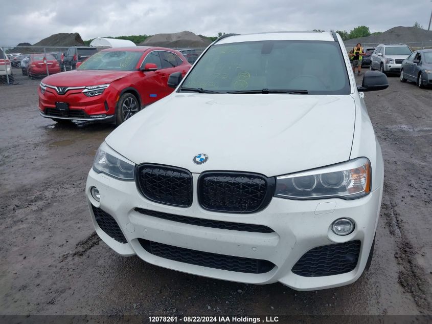 5UXWX7C50G0R17177 2016 BMW X3 3.5I