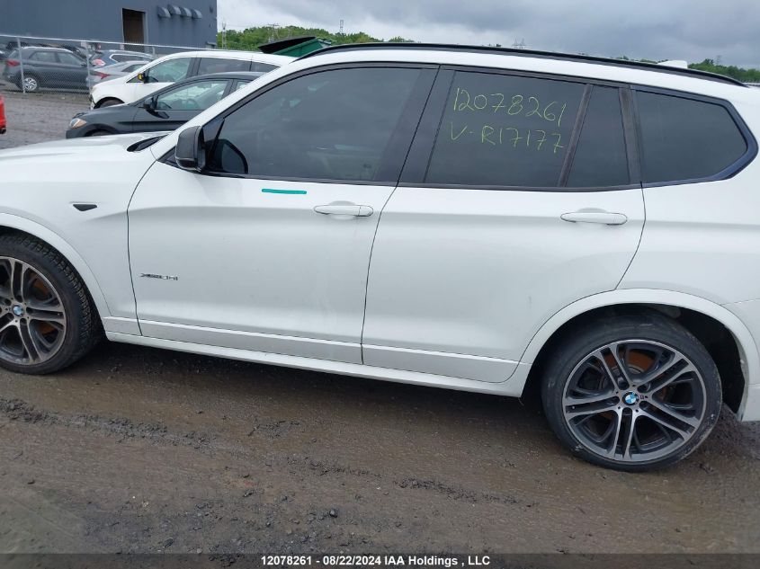 5UXWX7C50G0R17177 2016 BMW X3 3.5I