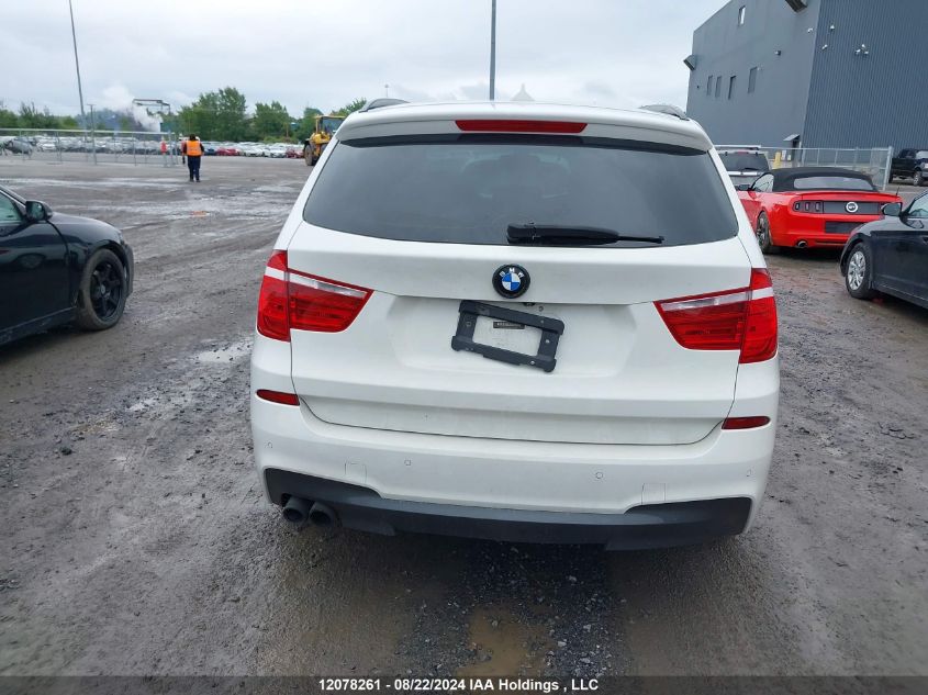 2016 BMW X3 3.5I VIN: 5UXWX7C50G0R17177 Lot: 12078261