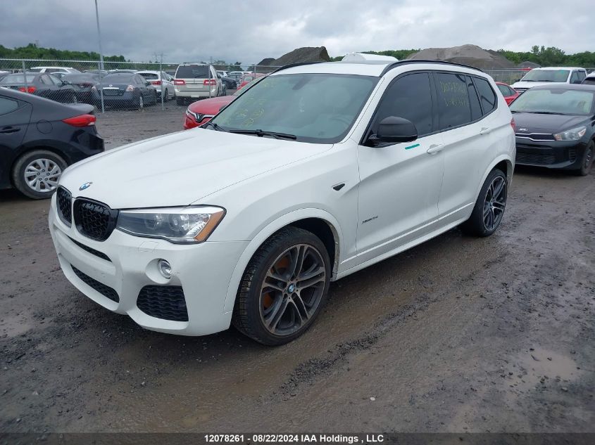 5UXWX7C50G0R17177 2016 BMW X3 - Image 2