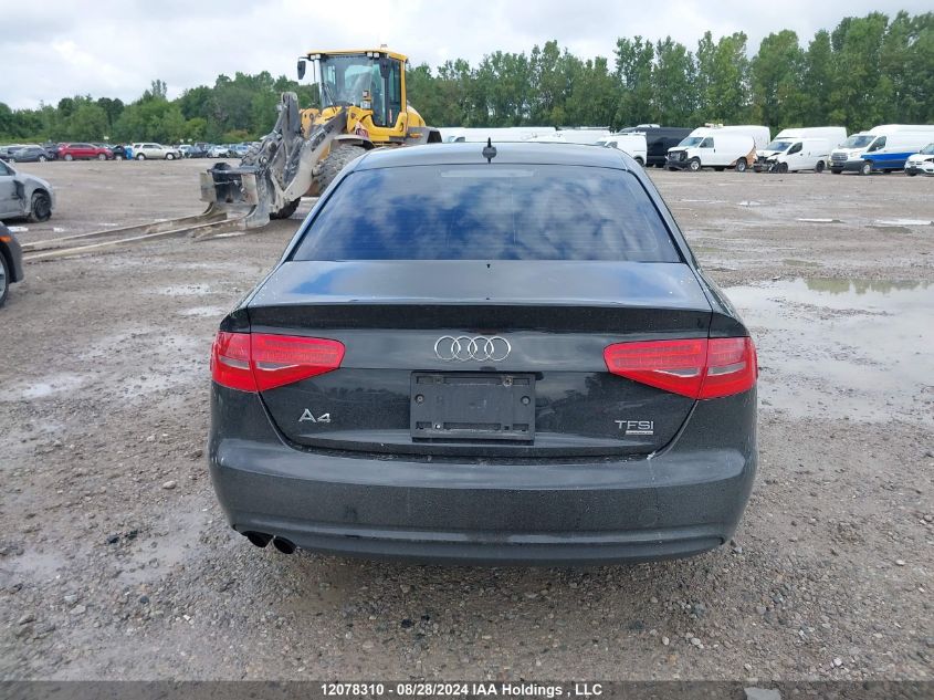 2014 Audi A4 VIN: WAUBFCFL8EN015380 Lot: 12078310