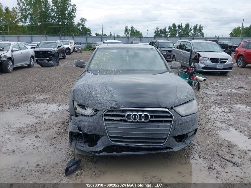 2014 Audi A4 VIN: WAUBFCFL8EN015380 Lot: 12078310