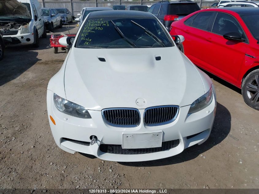 2009 BMW M3 VIN: WBSWD935X9P361890 Lot: 12078313