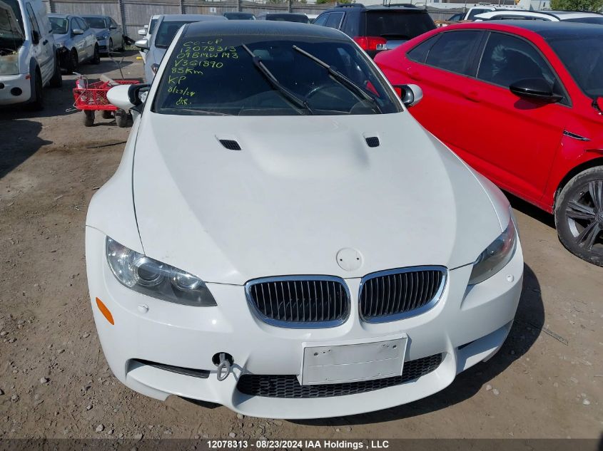 2009 BMW M3 VIN: WBSWD935X9P361890 Lot: 12078313