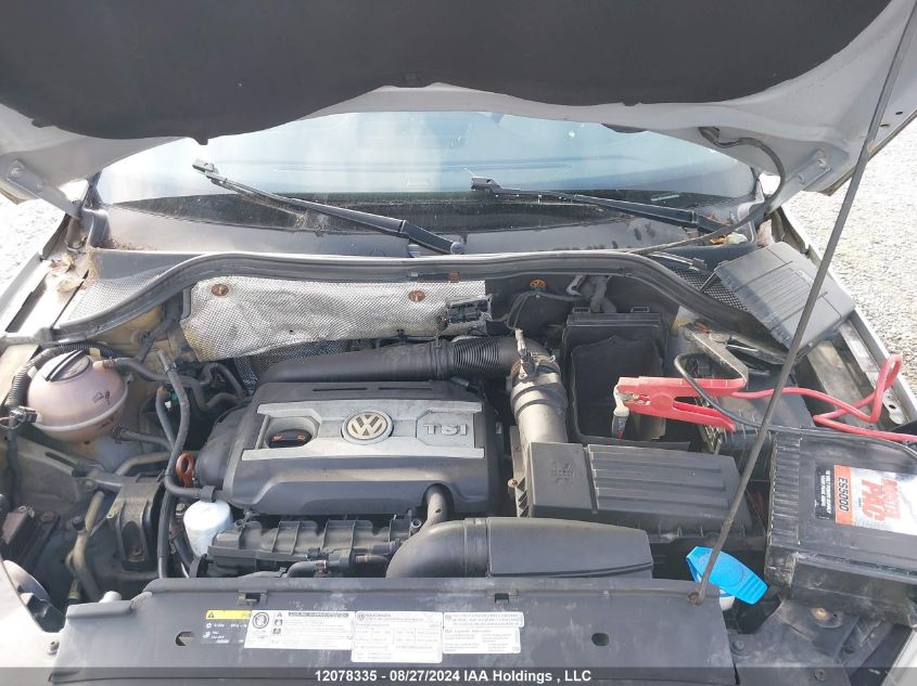 2013 Volkswagen Tiguan VIN: WVGJV3AX4DW568706 Lot: 12078335