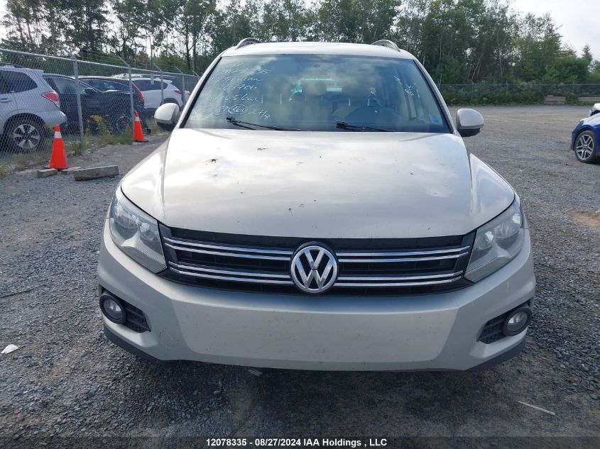 2013 Volkswagen Tiguan VIN: WVGJV3AX4DW568706 Lot: 12078335