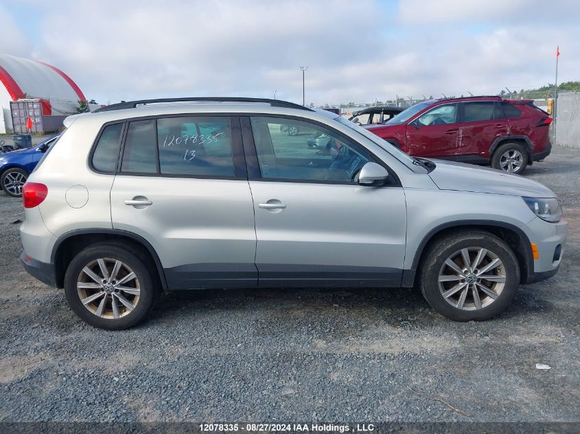 2013 Volkswagen Tiguan VIN: WVGJV3AX4DW568706 Lot: 12078335