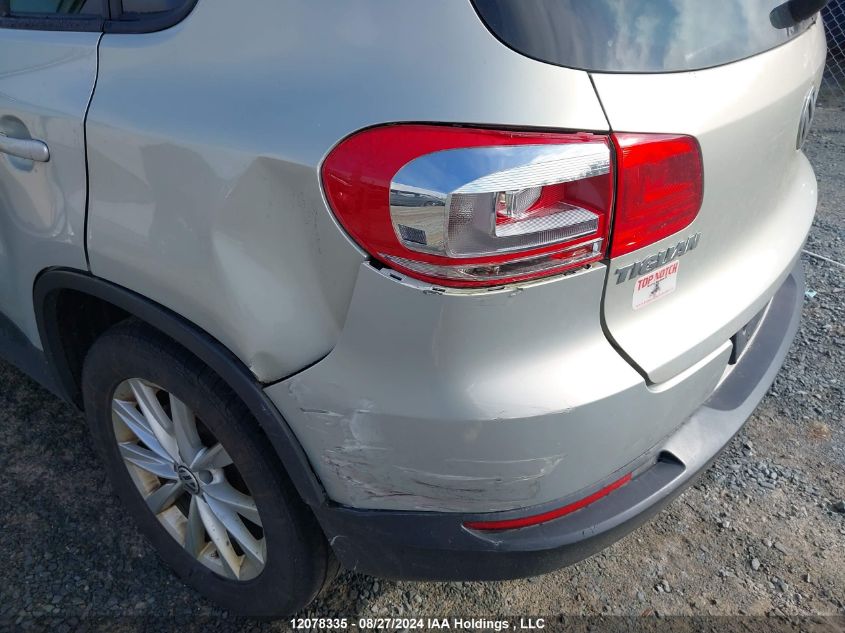 2013 Volkswagen Tiguan VIN: WVGJV3AX4DW568706 Lot: 12078335