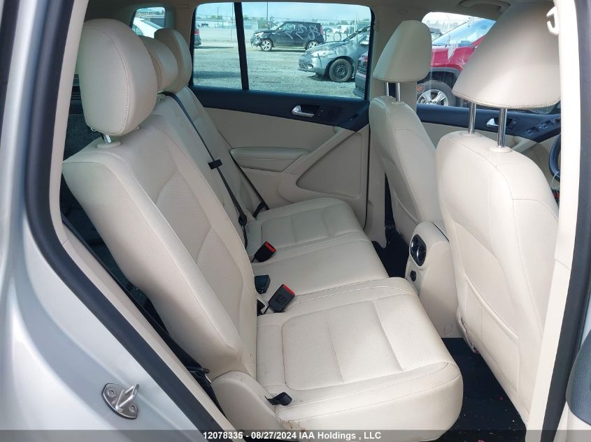 2013 Volkswagen Tiguan VIN: WVGJV3AX4DW568706 Lot: 12078335