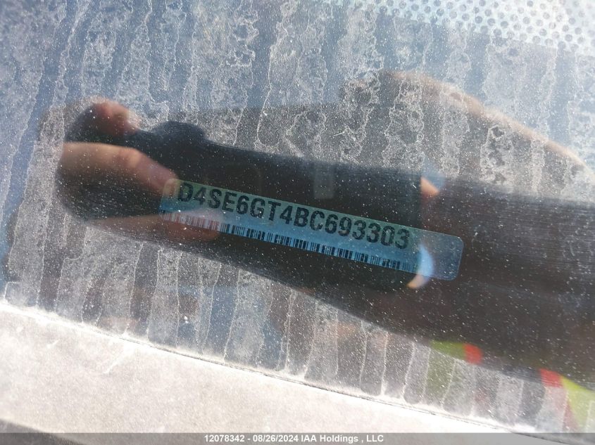 2011 Dodge Durango R/T VIN: 1D4SE6GT4BC693303 Lot: 12078342