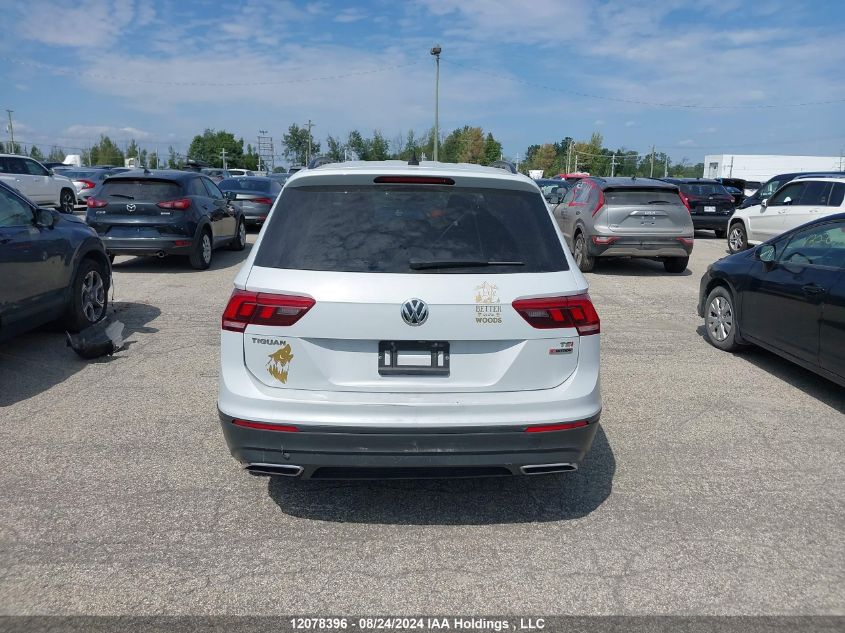 2018 Volkswagen Tiguan VIN: 3VV0B7AX8JM144281 Lot: 12078396