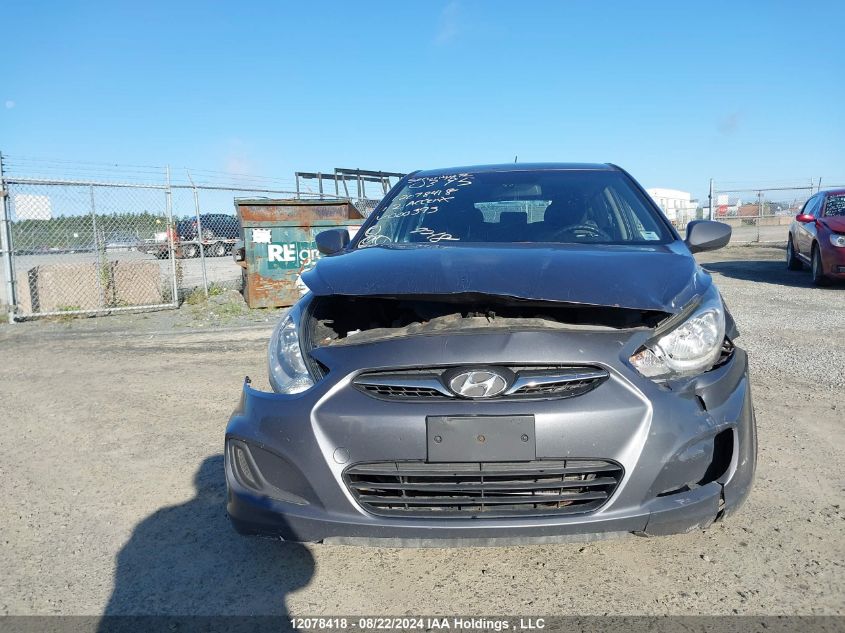 KMHCT5AE8CU000395 2012 Hyundai Accent Gl