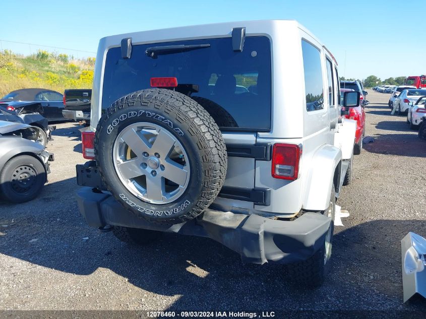 2012 Jeep Wrangler Unlimited Sahara VIN: 1C4BJWEG7CL213755 Lot: 12078460