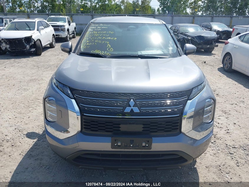 2024 Mitsubishi Outlander Es VIN: JA4J4UA85RZ616946 Lot: 12078474