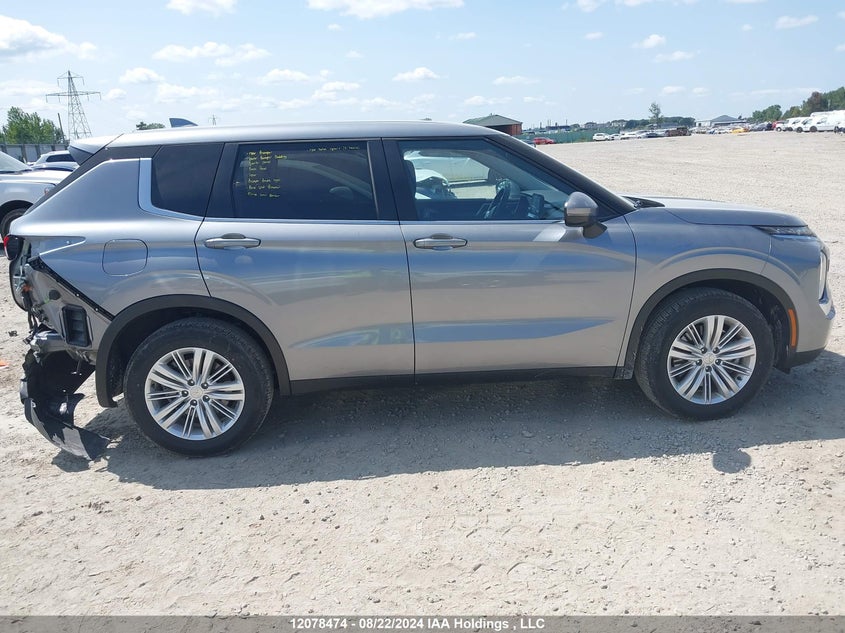 2024 Mitsubishi Outlander Es VIN: JA4J4UA85RZ616946 Lot: 12078474