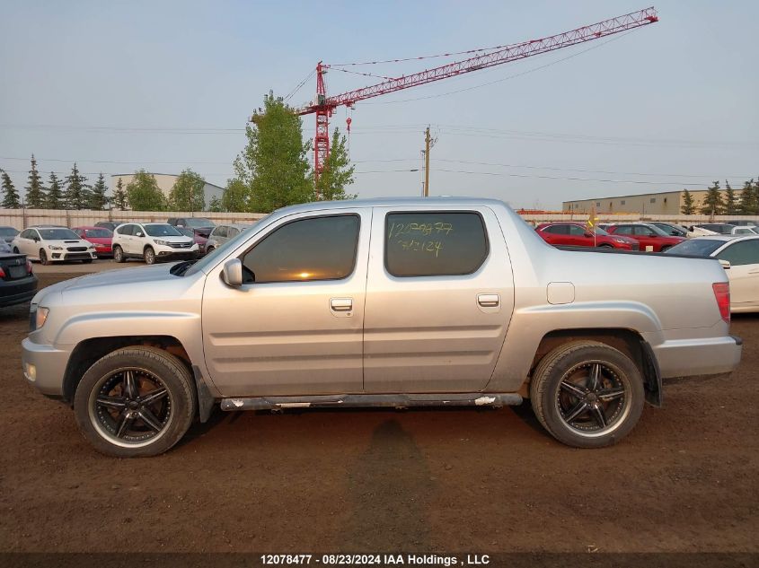 2011 Honda Ridgeline Rtl VIN: 5FPYK1F56BB502836 Lot: 12078477