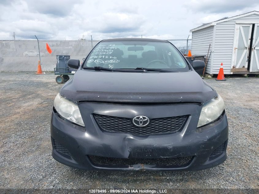 2009 Toyota Corolla S/Le/Xle VIN: 2T1BU40E89C031628 Lot: 12078495