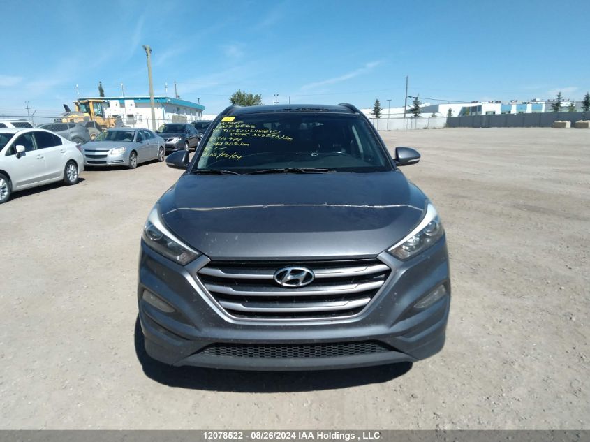2017 Hyundai Tucson Limited/Sport And Eco/Se VIN: KM8J3CA44HU315978 Lot: 12078522
