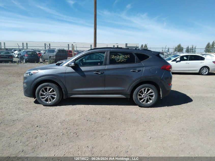 2017 Hyundai Tucson Limited/Sport And Eco/Se VIN: KM8J3CA44HU315978 Lot: 12078522