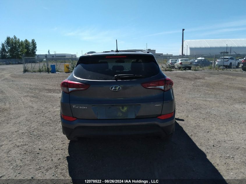 2017 Hyundai Tucson Limited/Sport And Eco/Se VIN: KM8J3CA44HU315978 Lot: 12078522