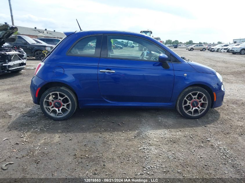 2014 Fiat 500 Sport VIN: 3C3CFFBR8ET269999 Lot: 12078553