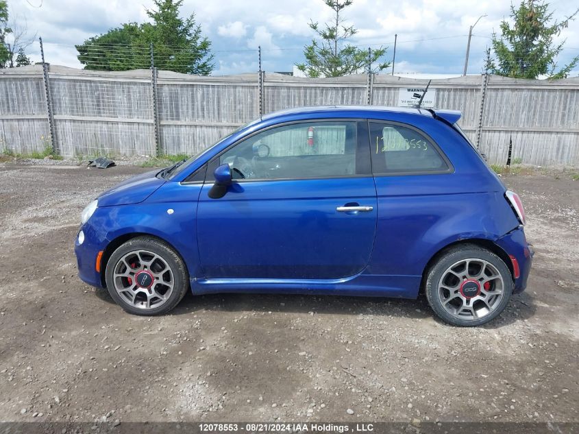 2014 Fiat 500 Sport VIN: 3C3CFFBR8ET269999 Lot: 12078553