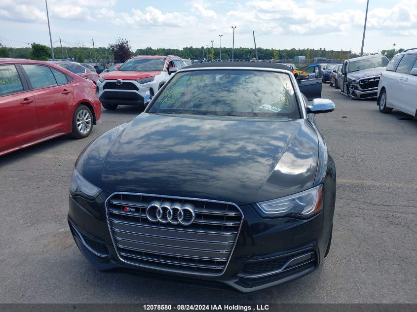 2015 Audi S5 Progressiv VIN: WAUCGBFH9FN003246 Lot: 12078580